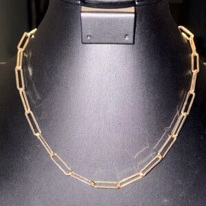 BaubleBar Gold PaperChain Necklace
